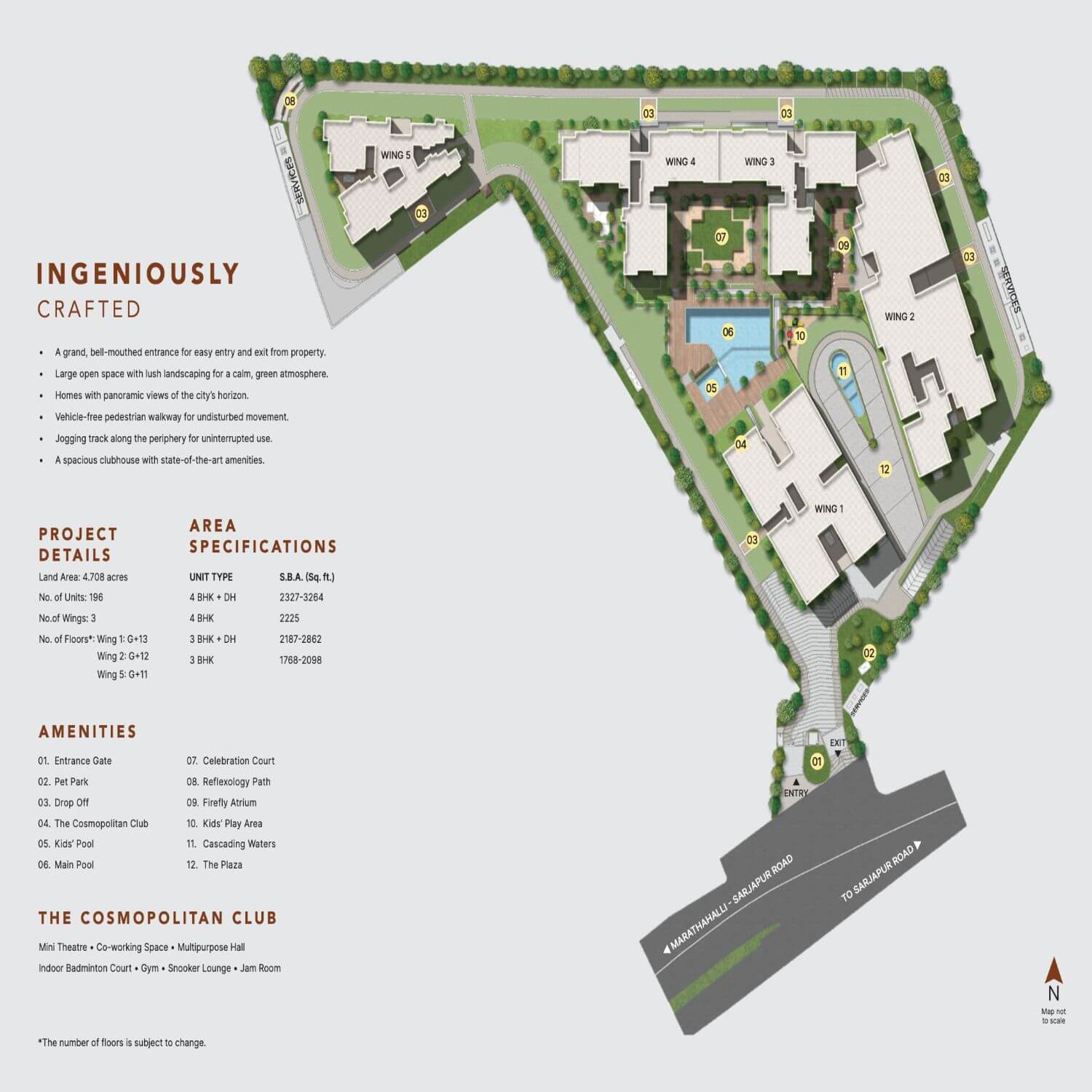 SOBHA Infinia Master Plan